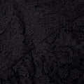 Black Lace Tie-Neck Mini Dress