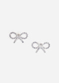 Mini Bow Crystal Earrings