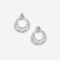 Crystal Double Hoop Earrings