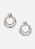 Crystal Double Hoop Earrings