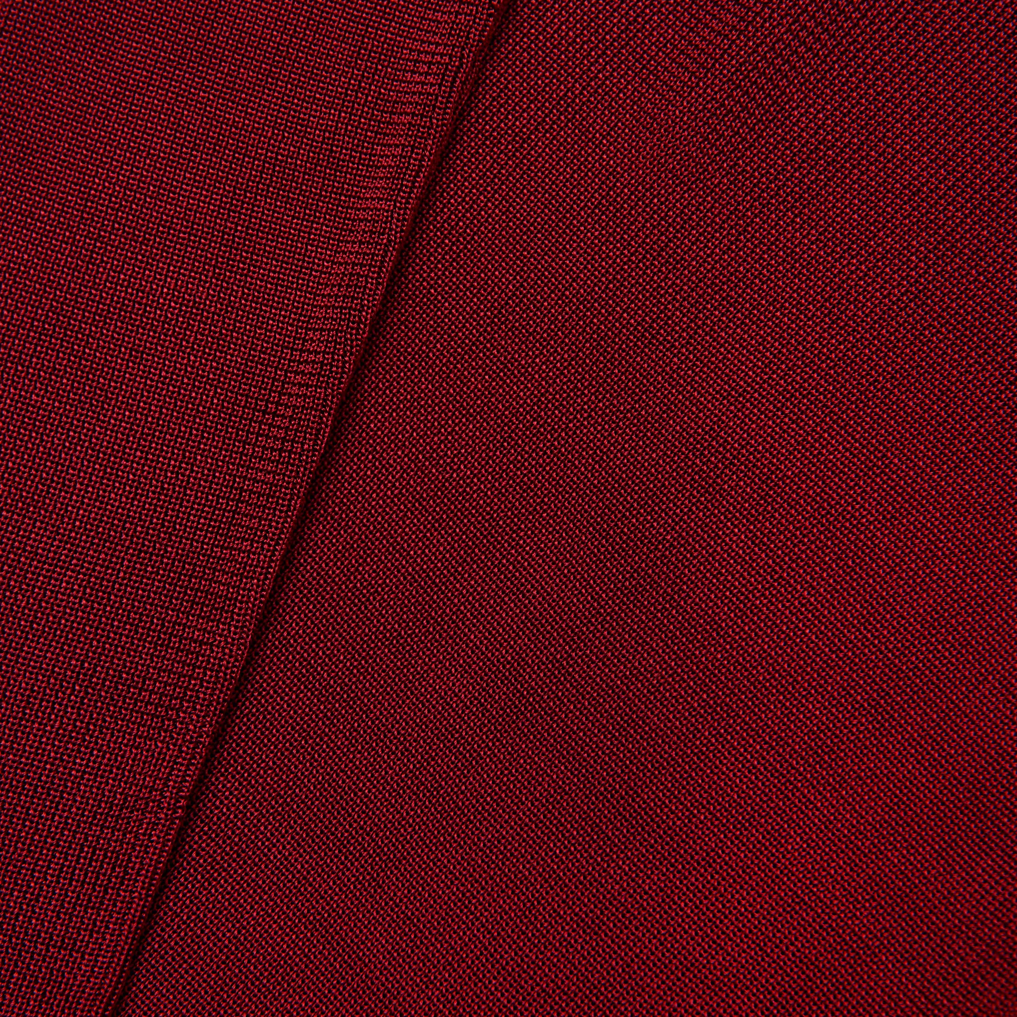 Burgundy Viscose Knit Top