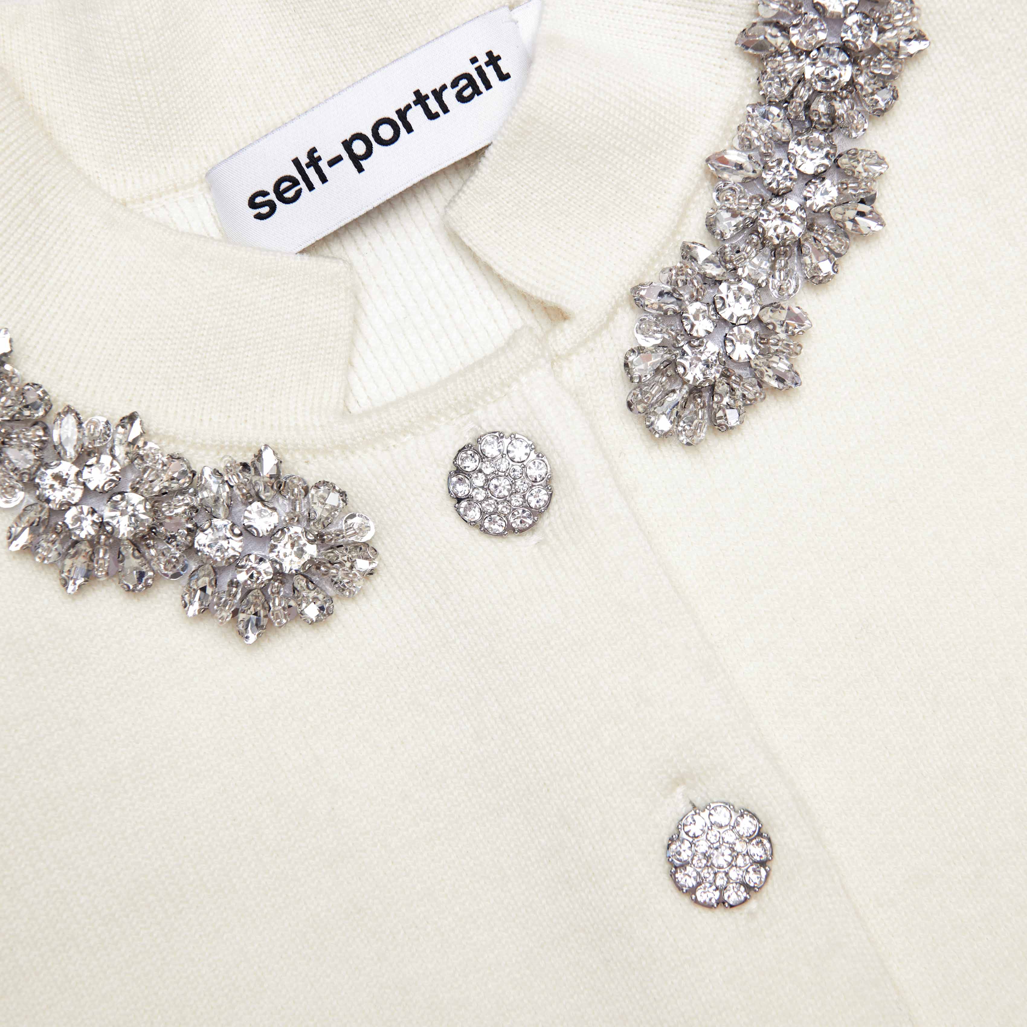 Cream Wool Peplum Knit Midi Dress