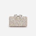 Multi Crystal Clutch Bag