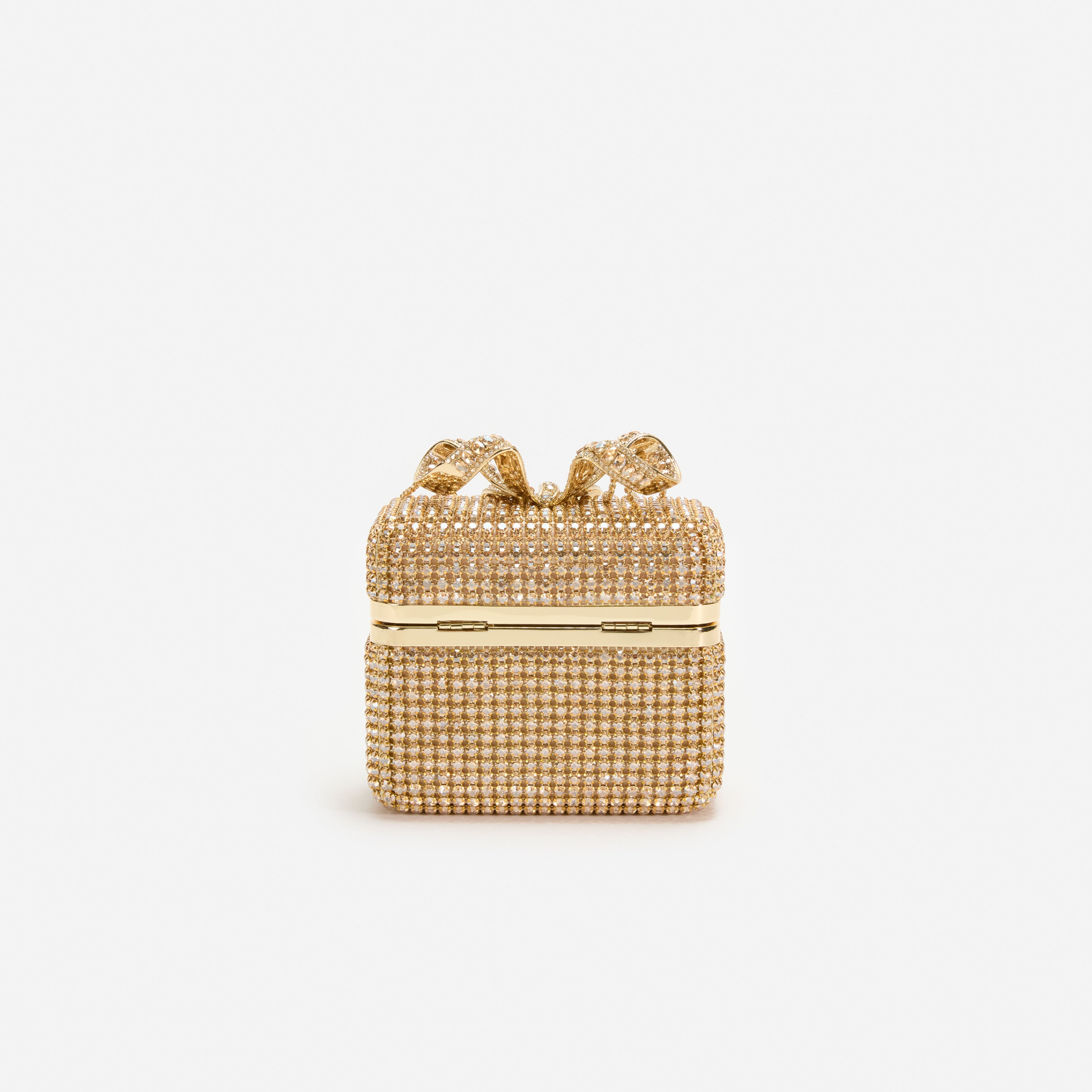 Gold Crystal Vanity Case