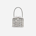 Silver Crystal Micro Bag