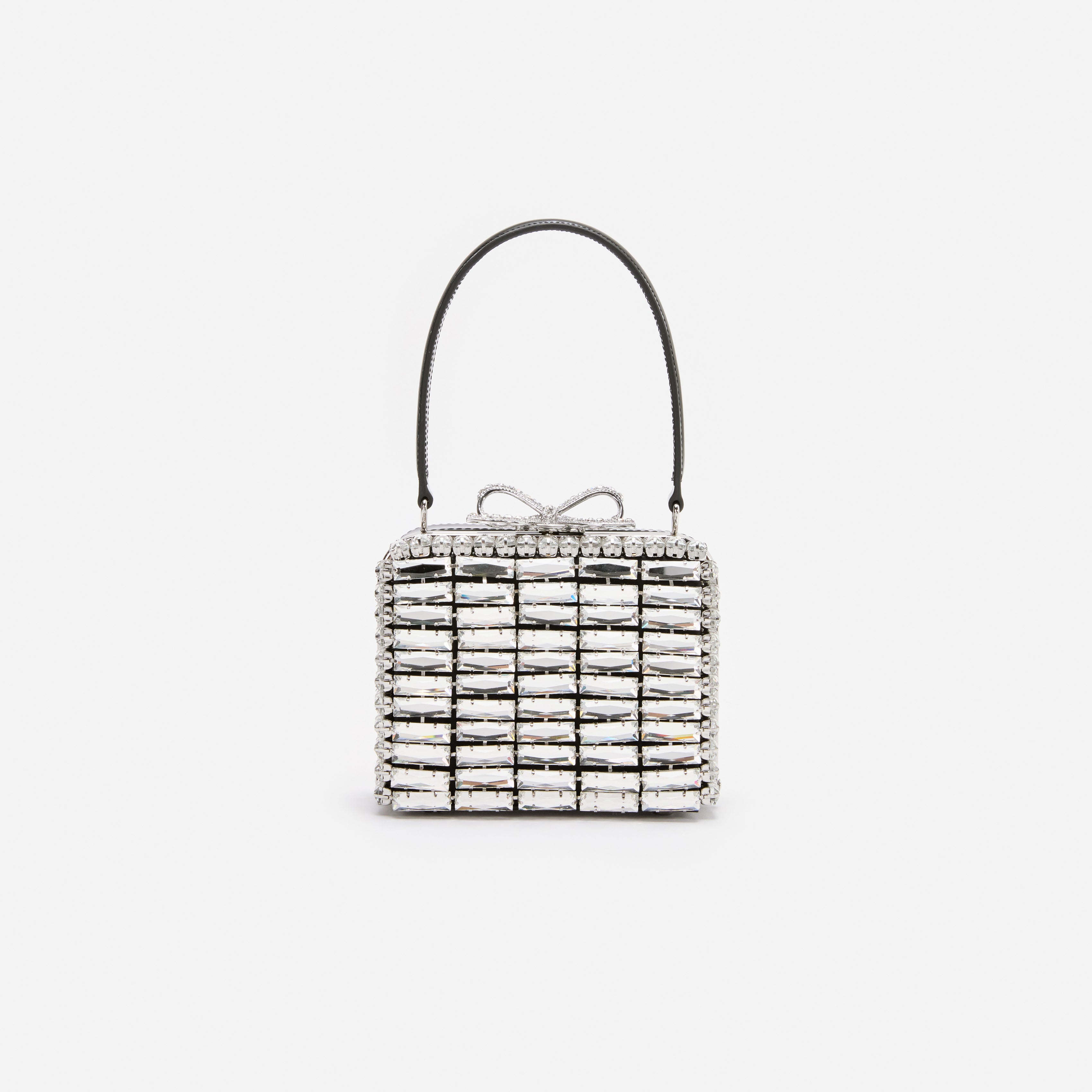 Silver Crystal Micro Bag