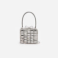 Silver Crystal Micro Bag