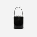 Black Croc Mini Bag