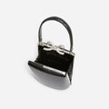 Black Croc Mini Bag