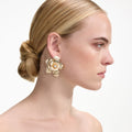 Gold Flower Earrings