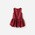 Burgundy Taffeta Dress