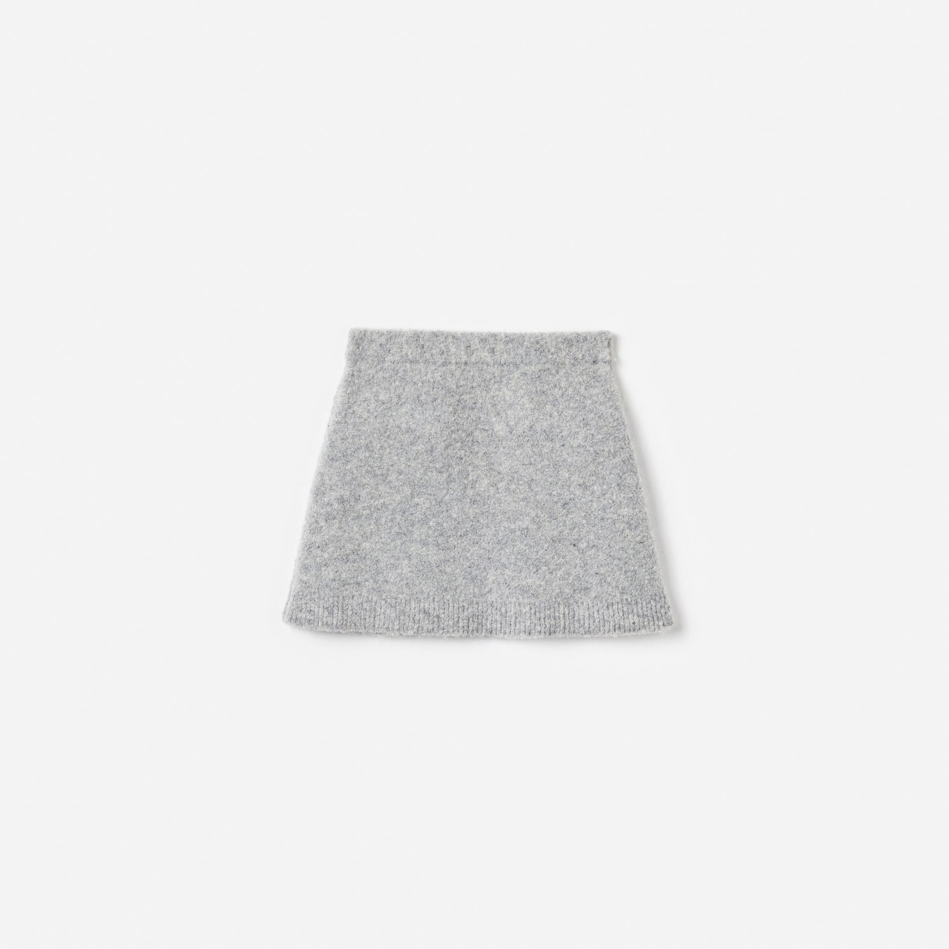 Grey Knit Skirt