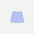 Blue Floral Knit Skirt