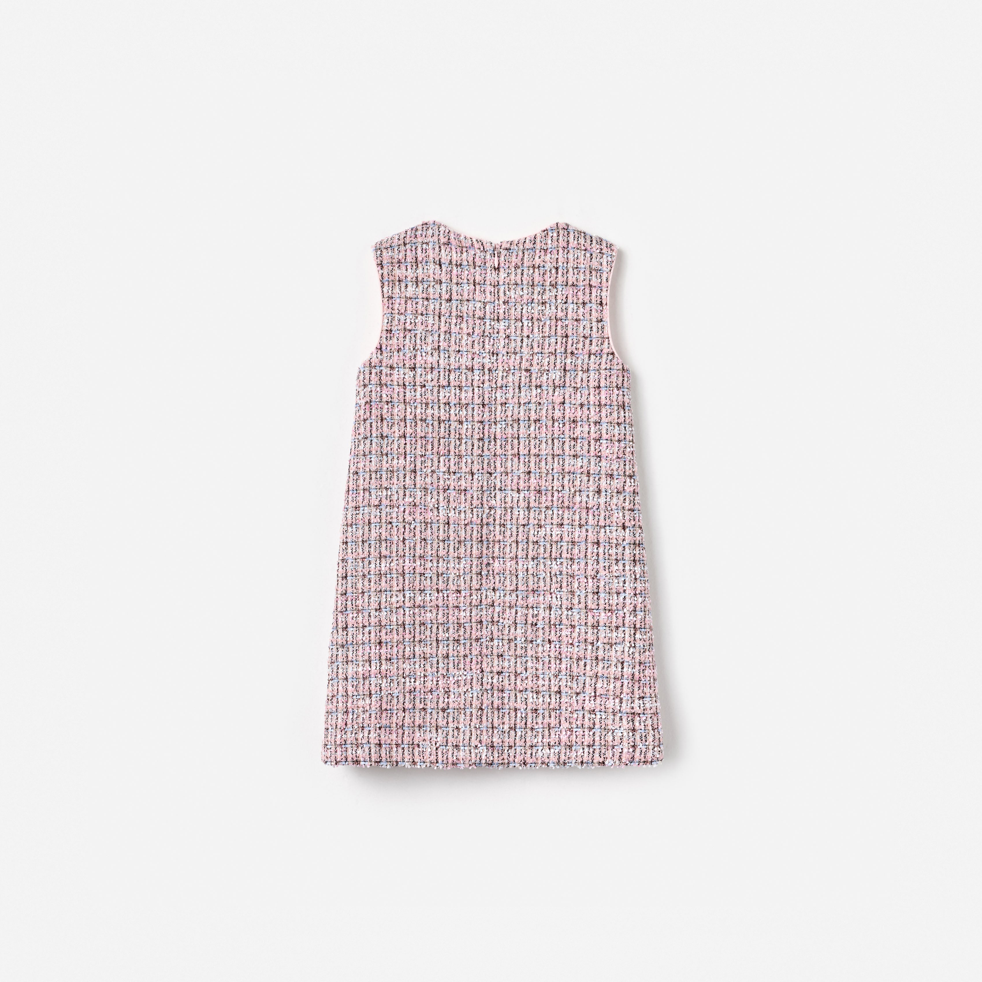 Pink Boucle Dress