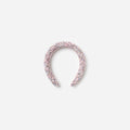 Pink Boucle Crystal Headband