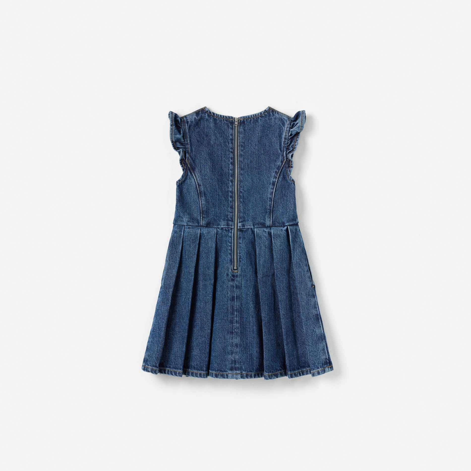 Flared Denim Dress