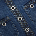Denim Braided Mini Dress