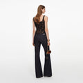 Black Lace Corset Top