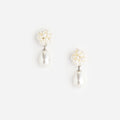 Pearl Cluster Droplet Earring