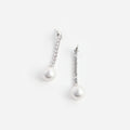 Crystal Pearl Droplet Earring