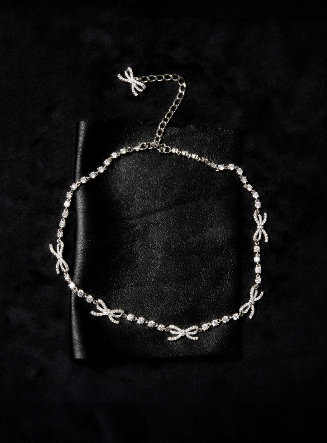 Crystal Bow Necklace
