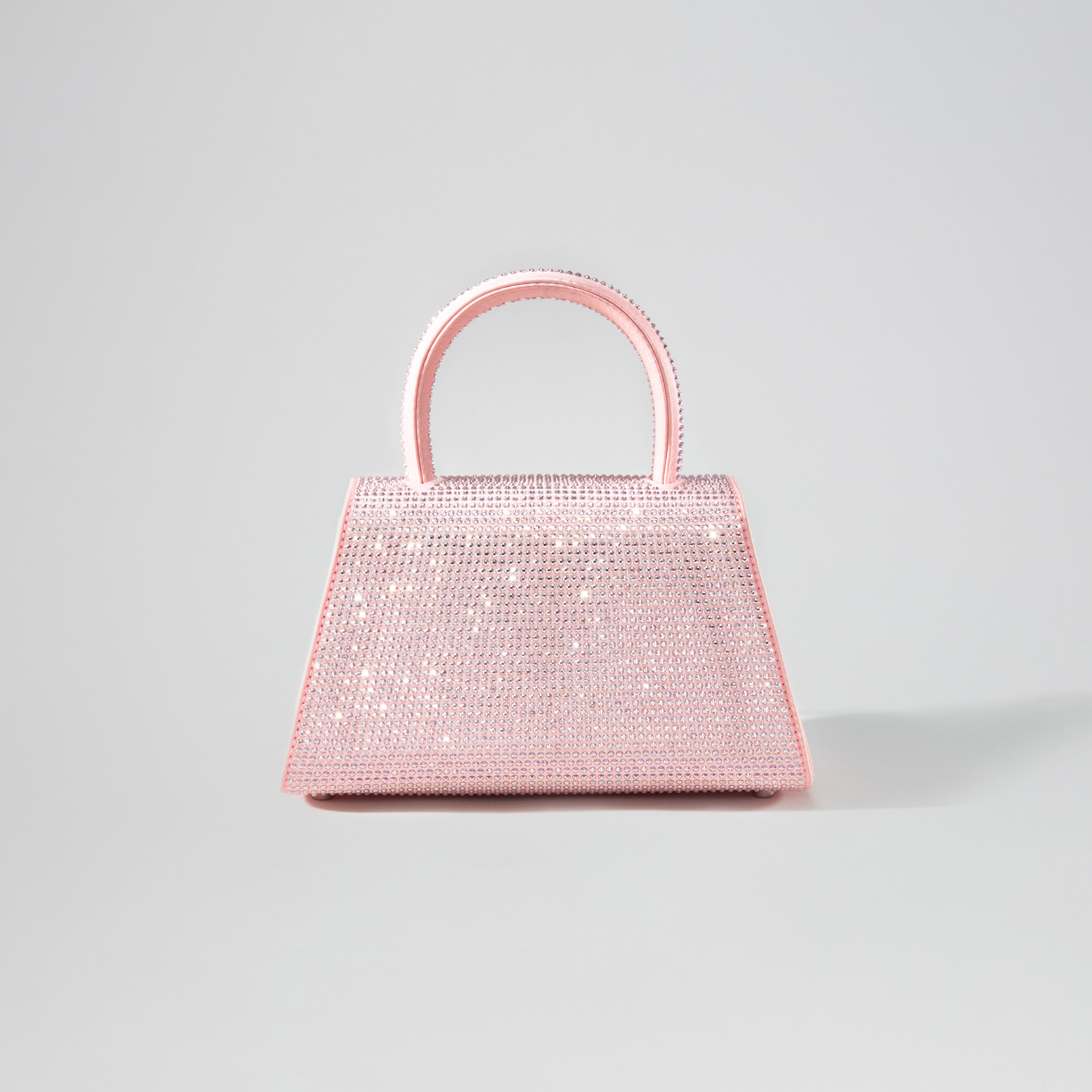 Pink Rhinestone Mini Bow Bag