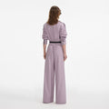 Lilac Twill Jumpsuit