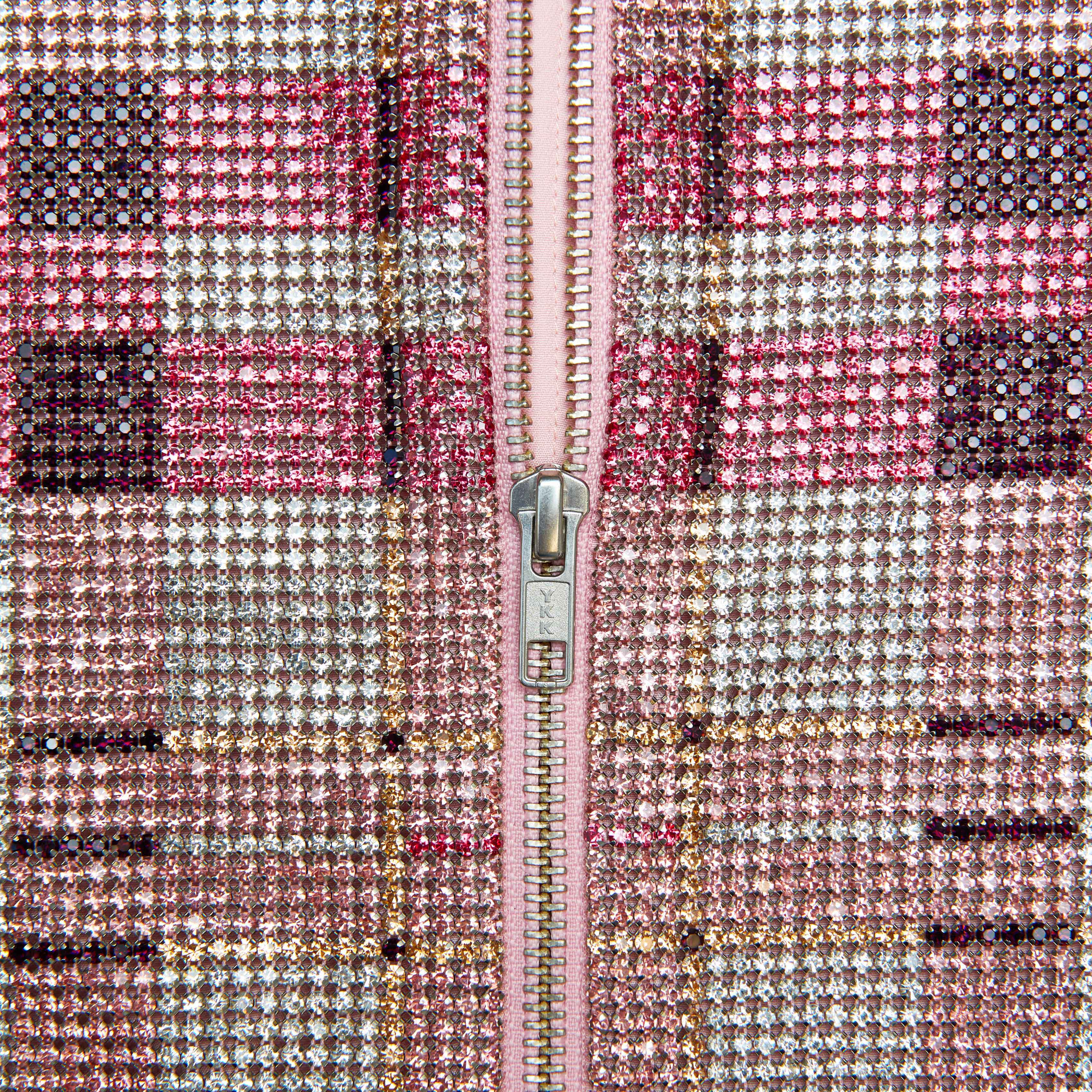 Pink Check Chainmail Skirt