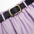 Lilac Taffeta Skort