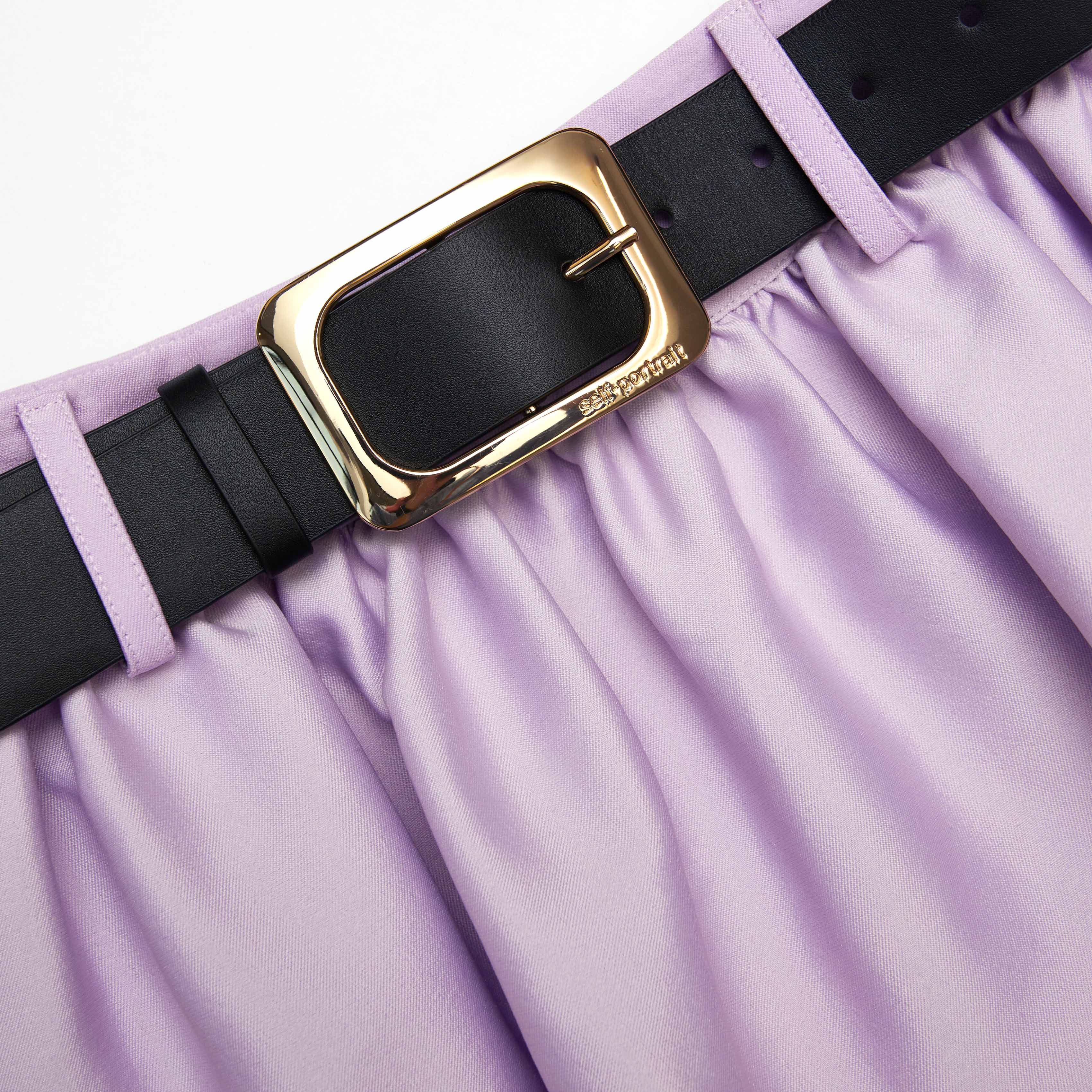 Lilac Taffeta Skort