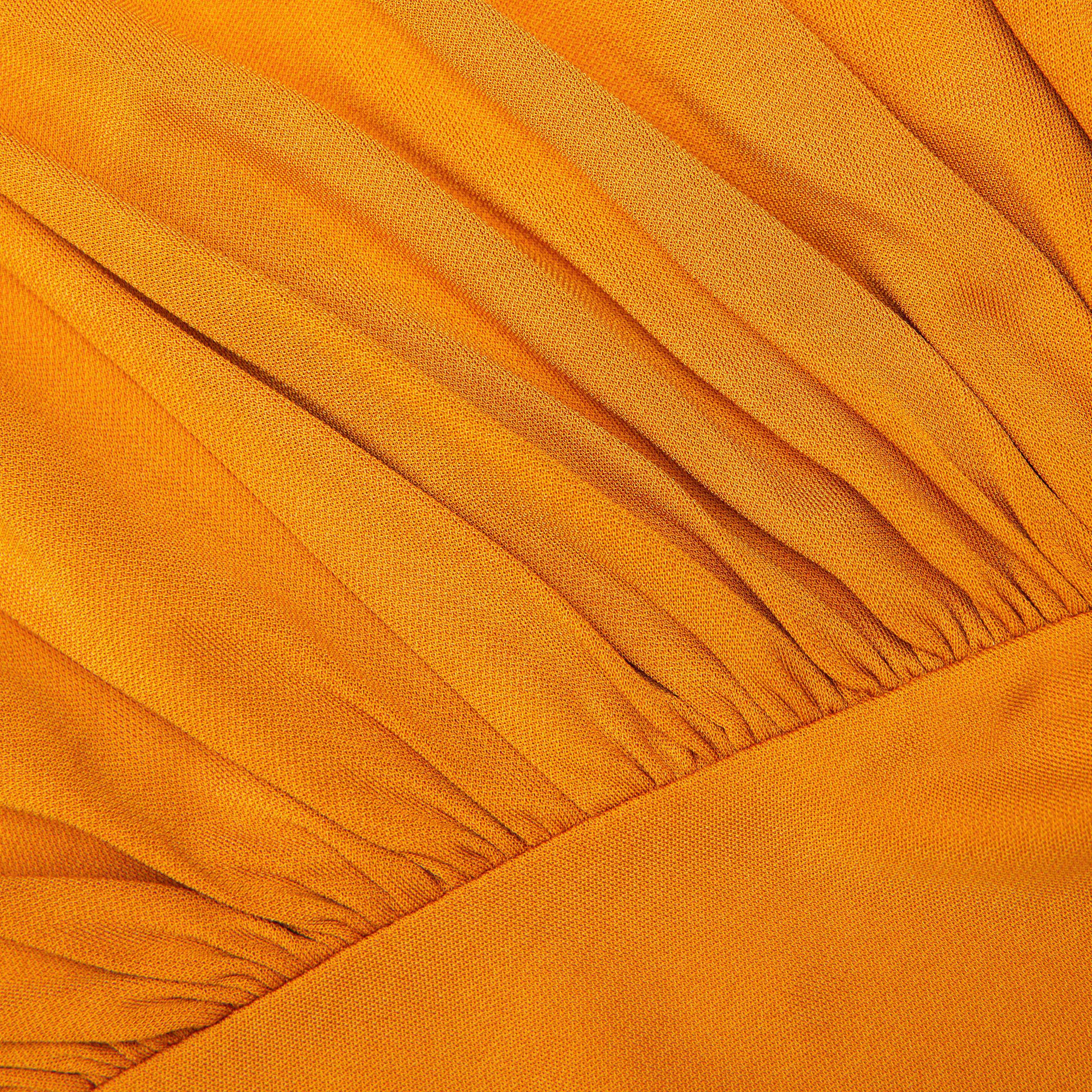 Burnt Orange Jersey Cut Out Maxi Dress