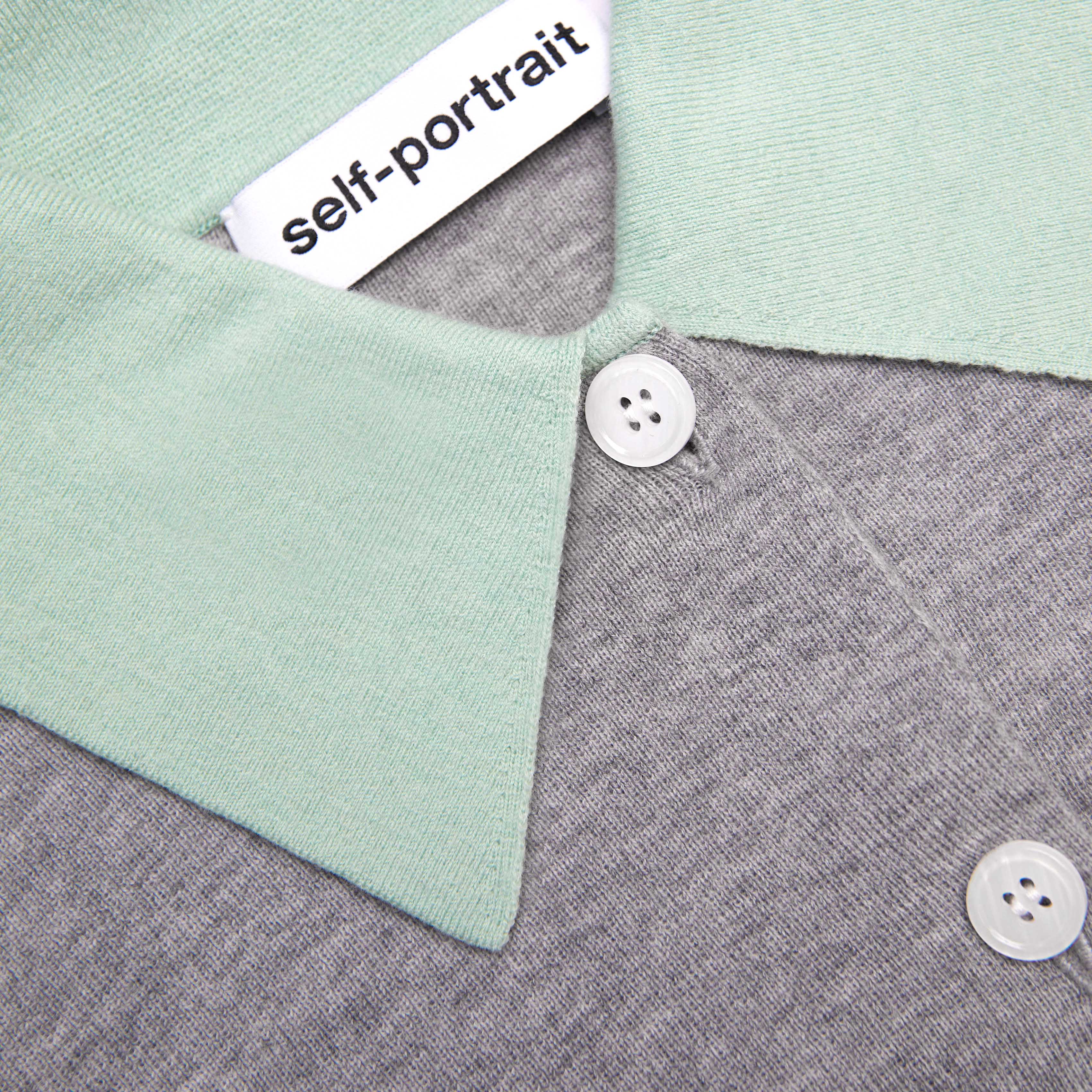 Grey Merino Wool Cardigan