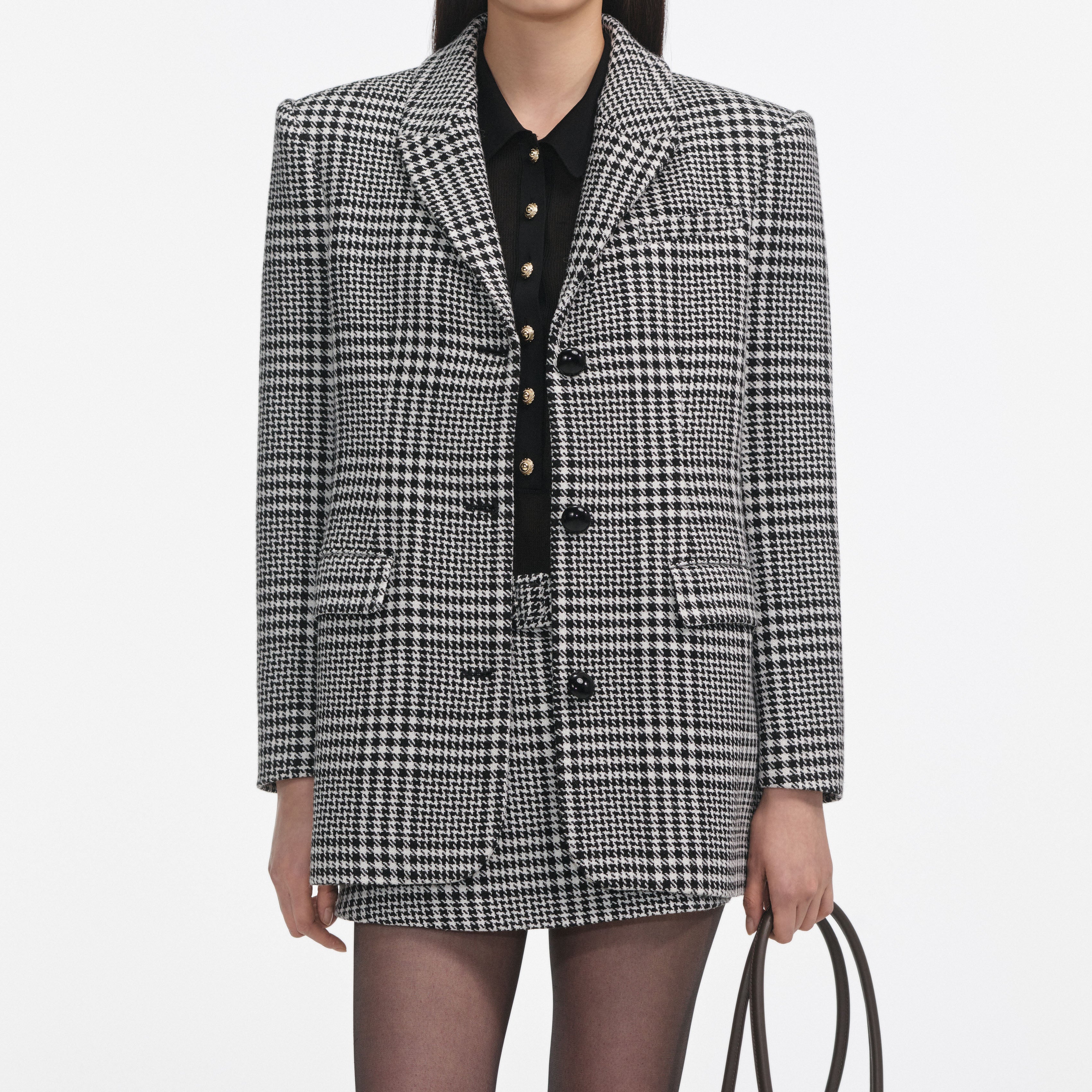Houndstooth Blazer
