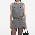 Houndstooth Skort