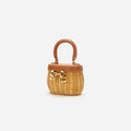 Rattan Bow Basket Bag