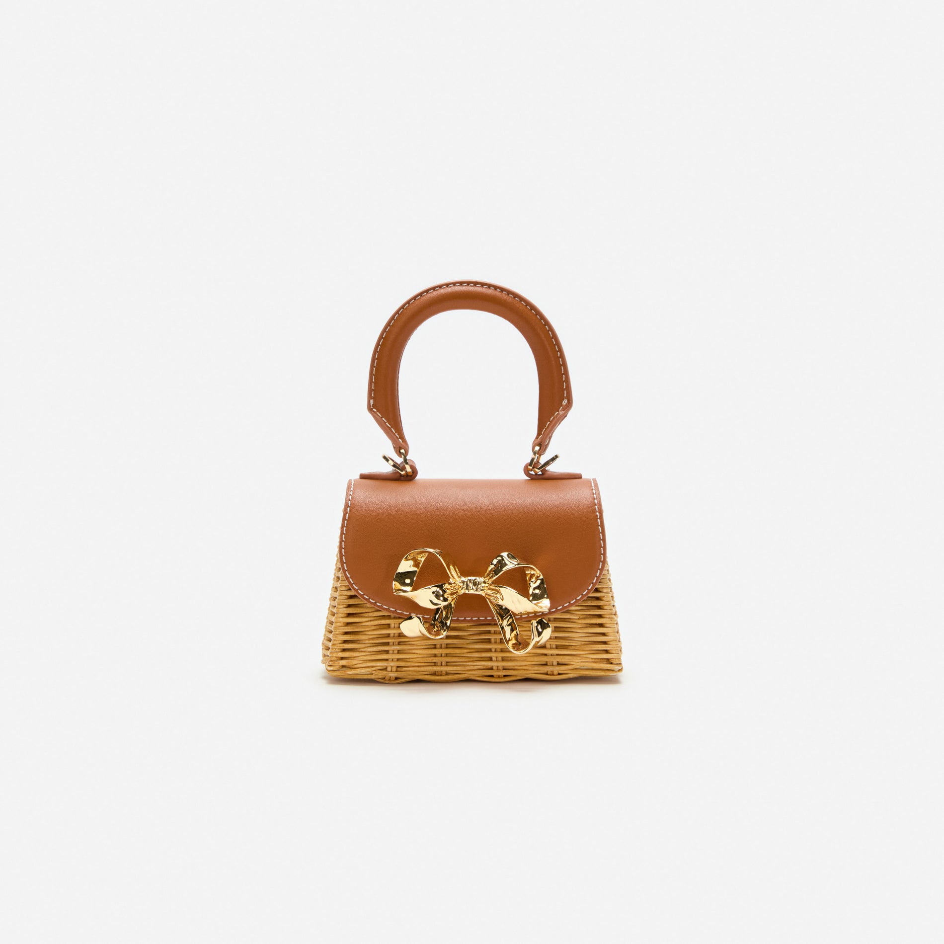 Rattan Micro Bow Bag