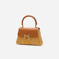 Rattan Mini Bow Bag