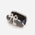 Navy Chainmail Clutch Bag