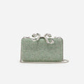 Green Chainmail Clutch Bag