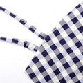 Navy Gingham Bikini Top