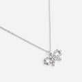 Micro Crystal Bow Necklace