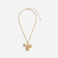 Gold Multi Charm Necklace