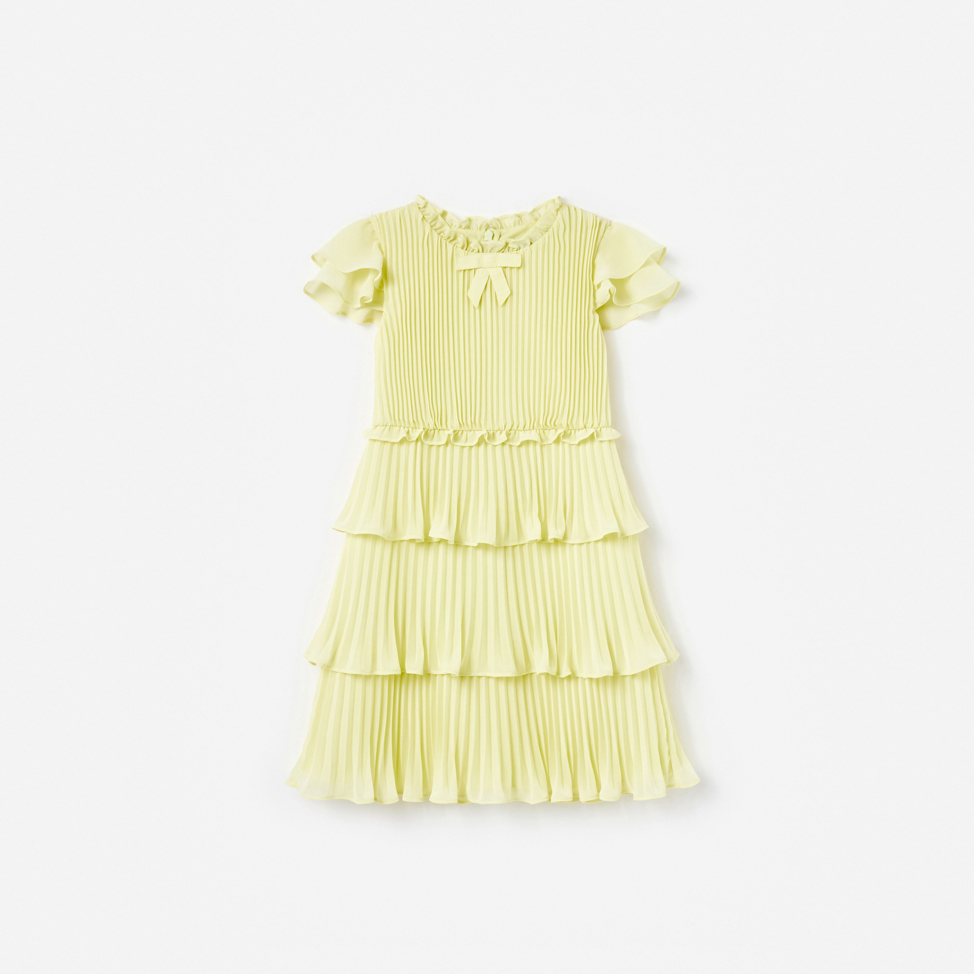 Yellow Chiffon Dress