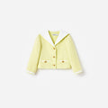 Yellow Boucle Jacket