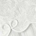 White Lace Bow Detail Dress