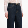 Indigo Straight Leg Jeans