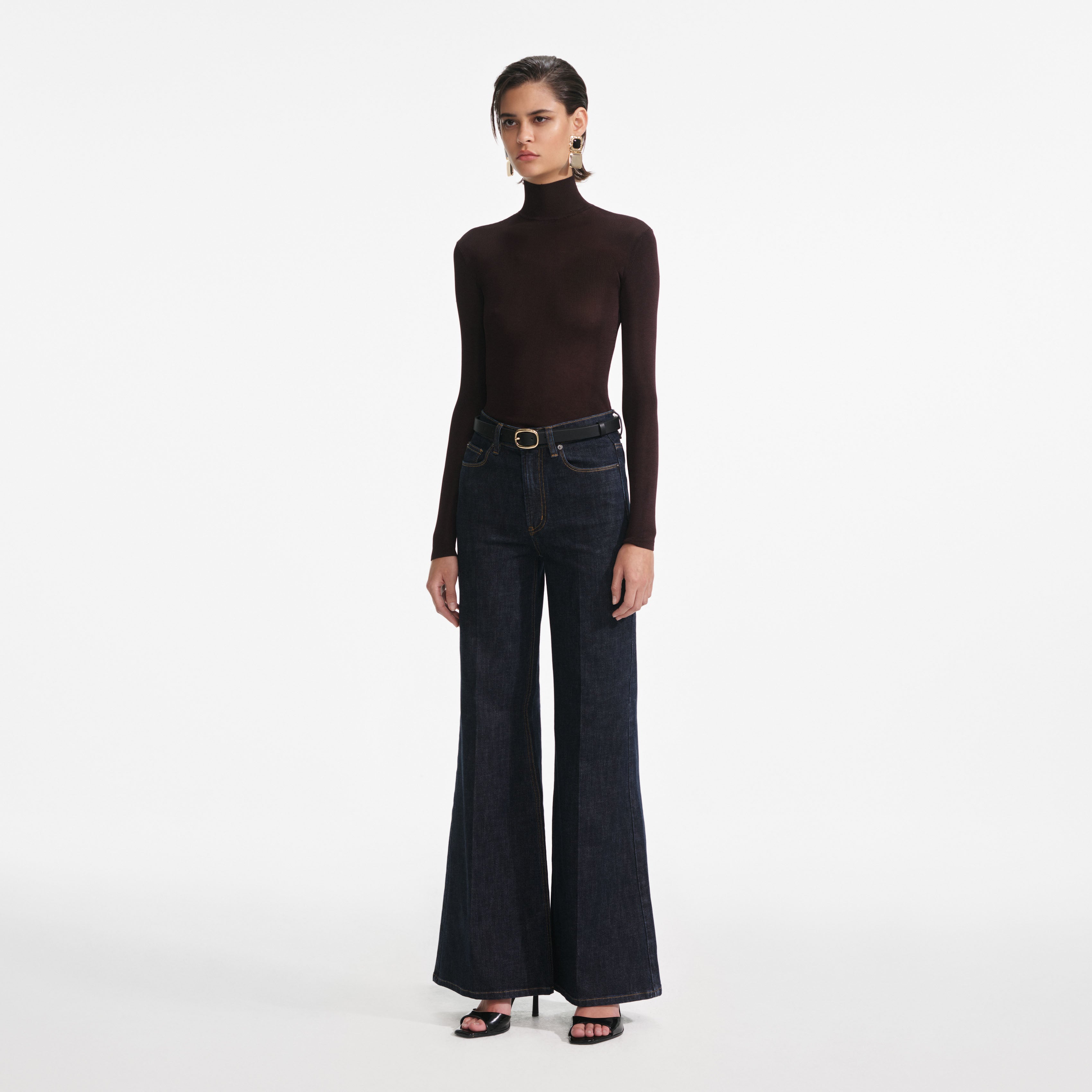 Indigo Flared Jeans