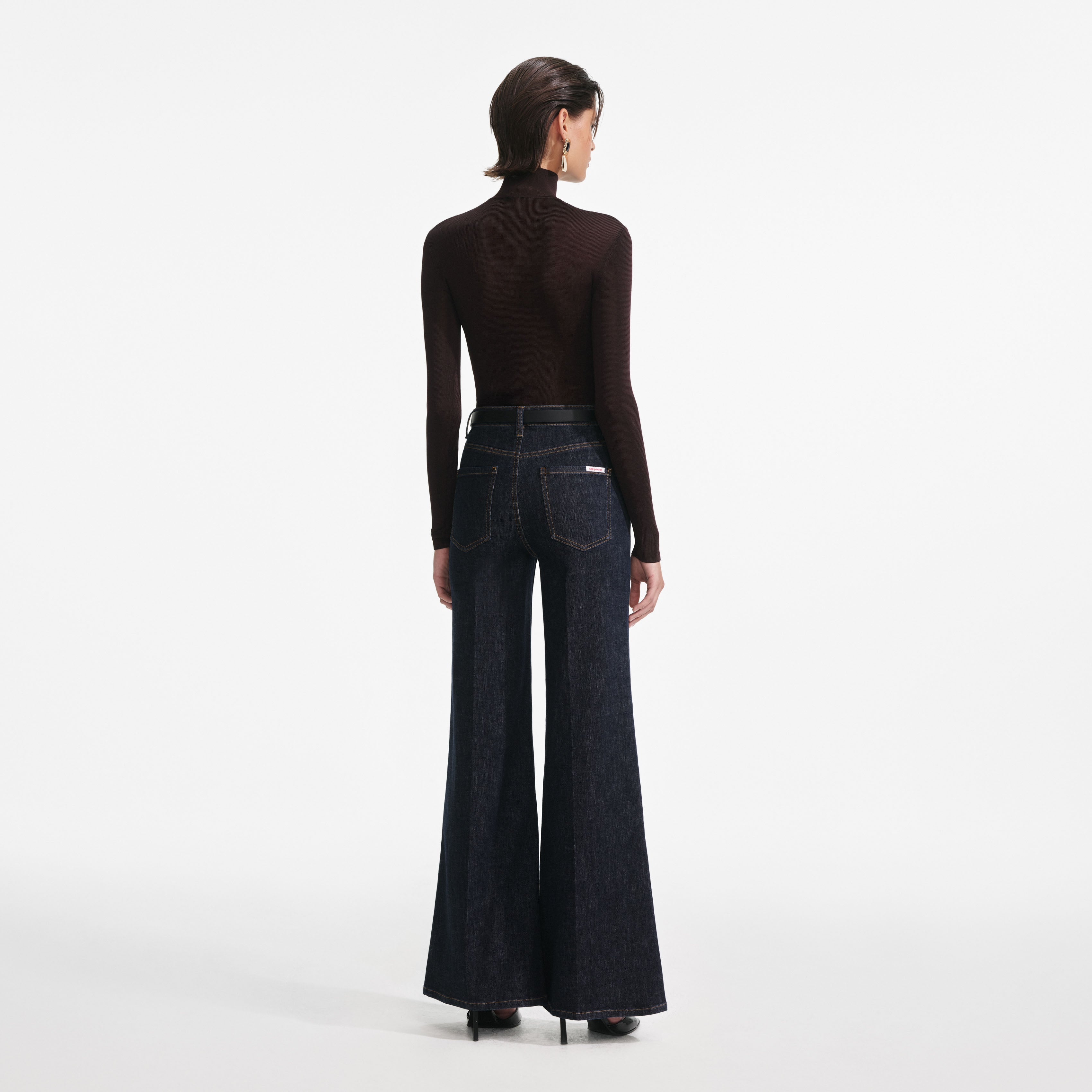 Indigo Flared Jeans