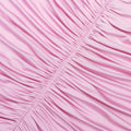 Pink Jersey Gathered Maxi Dress
