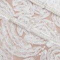 White Tulle Lace Mini Dress
